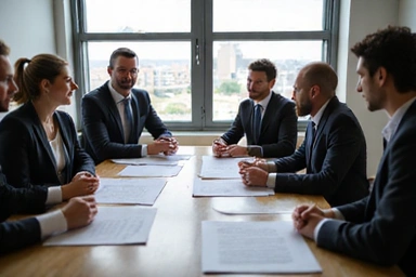 E-commerce team meeting